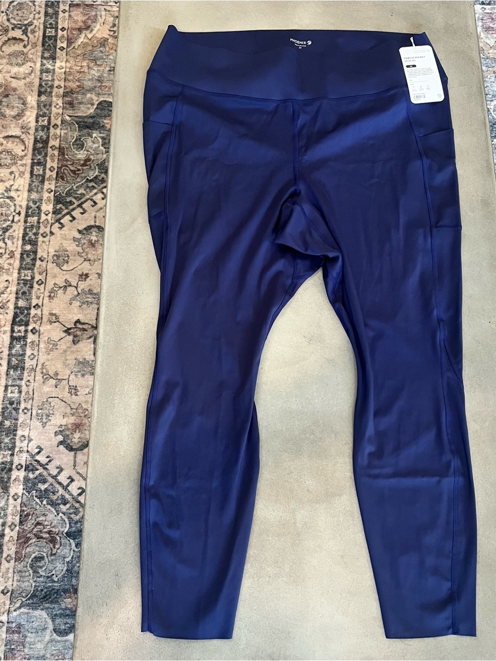 Prague Pocket Legging Blue Women’s Size 3X NWT